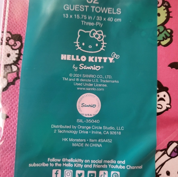 Hello Kitty Halloween themed paper napkins - Picture 6 of 6